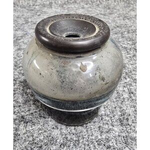 Sengbusch Self-Closing Inkstand Glass Patent 1903 Milwaukee WI